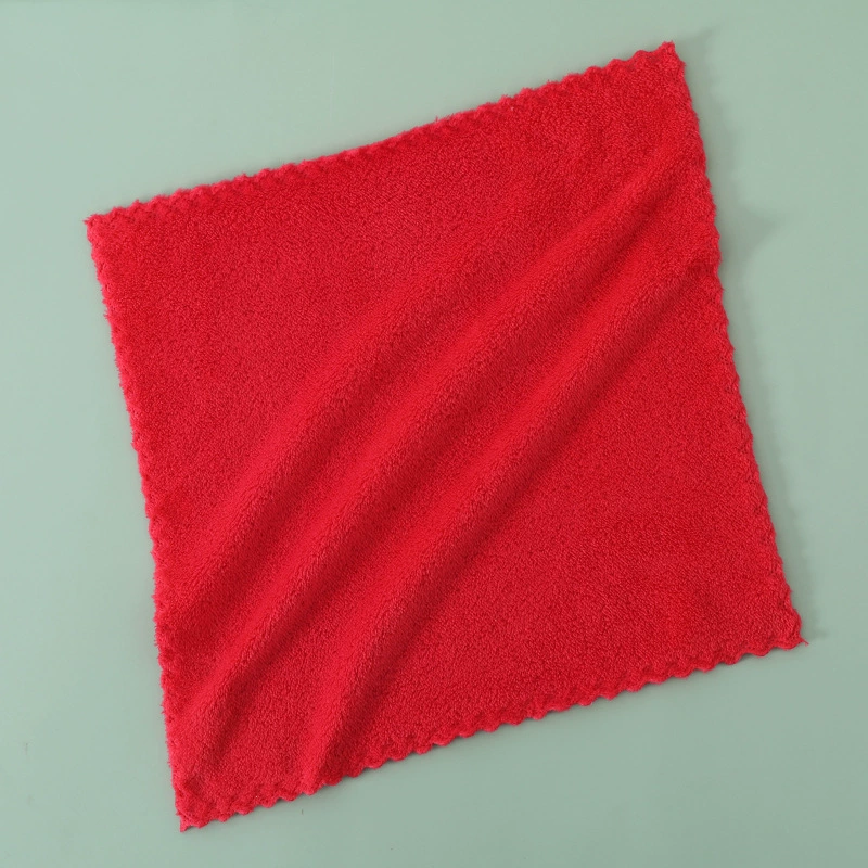 Coral scarf for kindergarten, soft towel for face washing for home use, wholesale, water absorbent