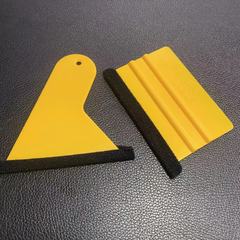 Car Washing Small Square Plastic Wiper Blade Hard Scraper Decal Product Sticker Scraper Wool