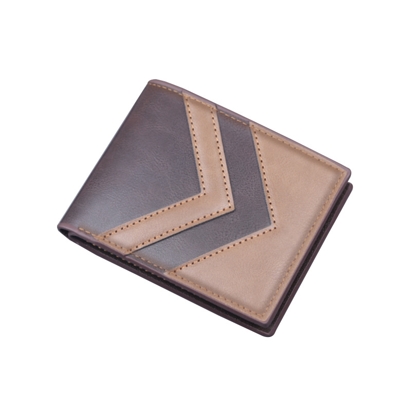 Cartera corta para hombres, cartera de tarjetas para hombres, cartera de estilo masculino, cartera con cremallera de gran capacidad para hombres con licencia de conducir