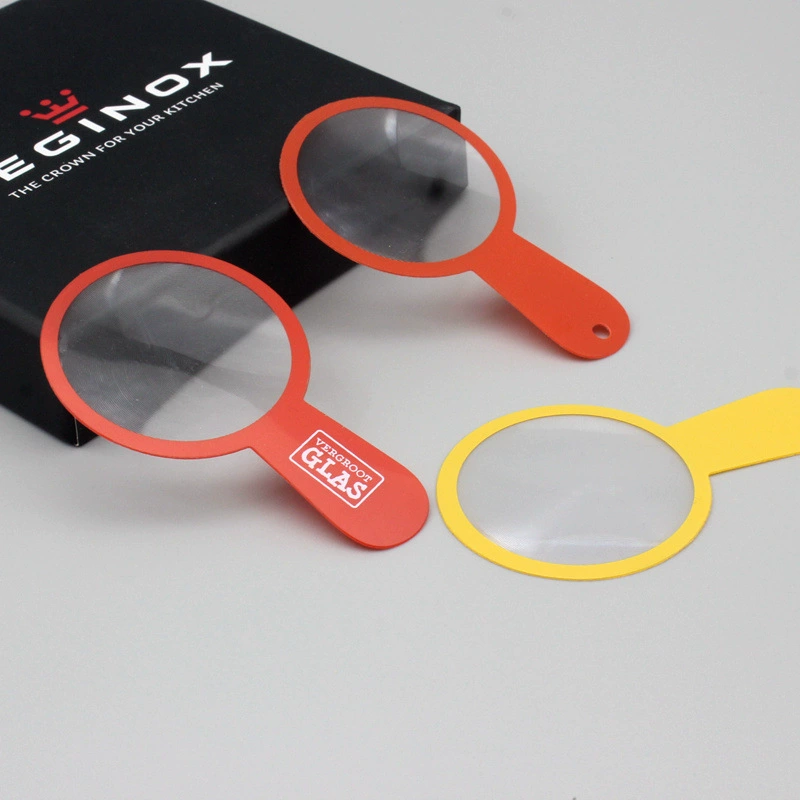 Детская игрушечная Лупа Издательский дом, поддерживающий увеличительное стекло, ручка из ПВХ, увеличительное стекло, Закладка