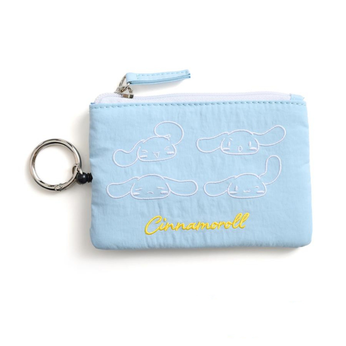 Embroidered retractable card bag (guigui dog blue) in stock