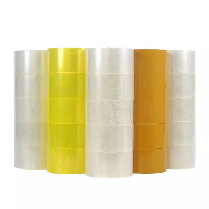 整箱透明胶带加厚米黄大卷胶纸打包胶带透明高粘封箱胶带批发批发