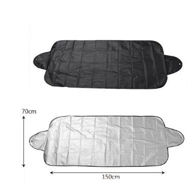 Зимний солнцезащитный козырек с хлопковым толстым полупокрытием, автомобильная одежда, переднее лобовое стекло, морозостойкий помет снежных птиц, утолщенный чехол, автомобильный снежный покров