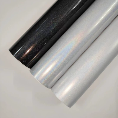 Car Color Change Film Interior Exterior Decoration Sticker Modified Colorful Laser White Electric Body Chameleon Anti-scratch Protective Film (Automotive Film) - colorful-laser-white-152m17m