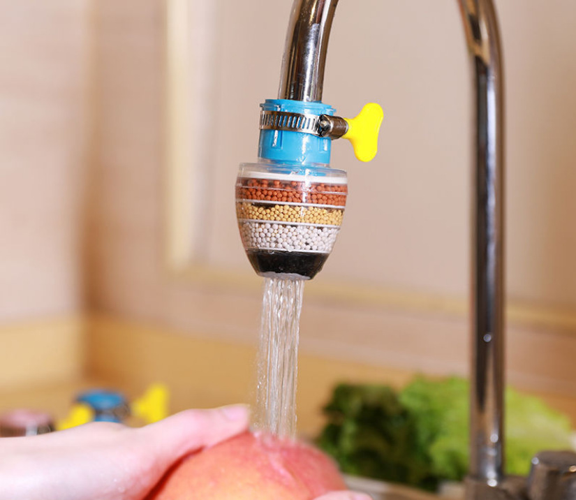 Filtro de grifo Sanjing boquilla agua del grifo cocina doméstica cabeza universal a prueba de salpicaduras ducha a prueba de salpicaduras artefacto de purificación de agua