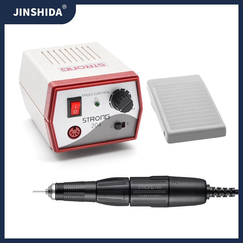 STRONG世新204牙机雕刻机小型美甲打磨机美甲机玉石雕刻牙科打磨