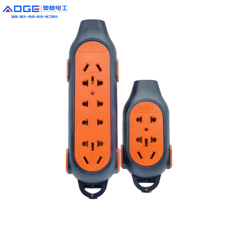 Aog A923A925 Wireless Plug-In Multi-Jack Construction Site Floor Mop Socket Side Hole with Indicator Light Southeast Asia Aog A923A925 Wireless Plug-In Multi-Jack Construction Site Floor Mop Socket Side Hole with Indicator Light Southeast Asia