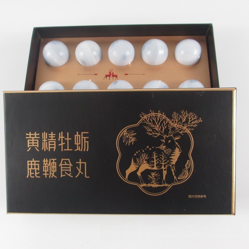Handmade Honey Herbal Pill with Ginseng Polygonatum and Deer Penis Traditional Wellness Pill 9g preparation