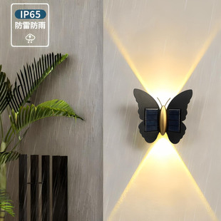 ♤ Decorative New Wall Lamp Creative Wall Washer Lamp Minimalist Butterfly Solar Stair Wall Lamp 2025