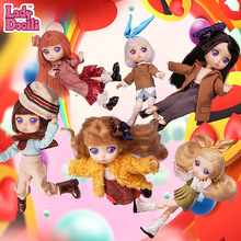 正版LadyDoolli盲盒娃娃换装bjd玩偶ob11惊喜巴比洋娃娃女孩玩具
