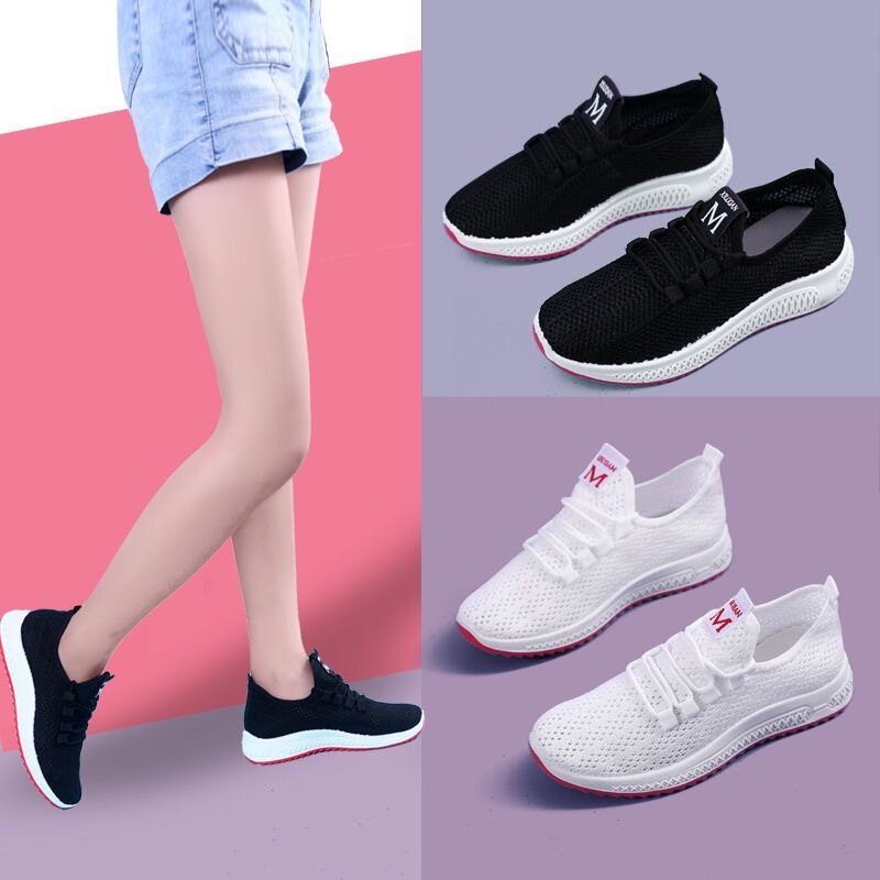 Wholesale summer new fashion sports versatile casual women's shoes light net shoes summer running shoes breathable travel shoes Wholesale summer new fashion sports versatile casual women's shoes light net shoes summer running shoes breathable travel shoes