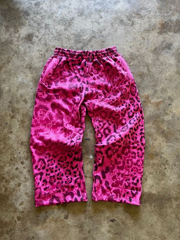独立ステーション秋と冬の新しいスウェットシャツスーツルーズストリートファッションヒョウ柄レトロスタイル男性と女性のカジュアルクロスボーダー外国貿易|undefined