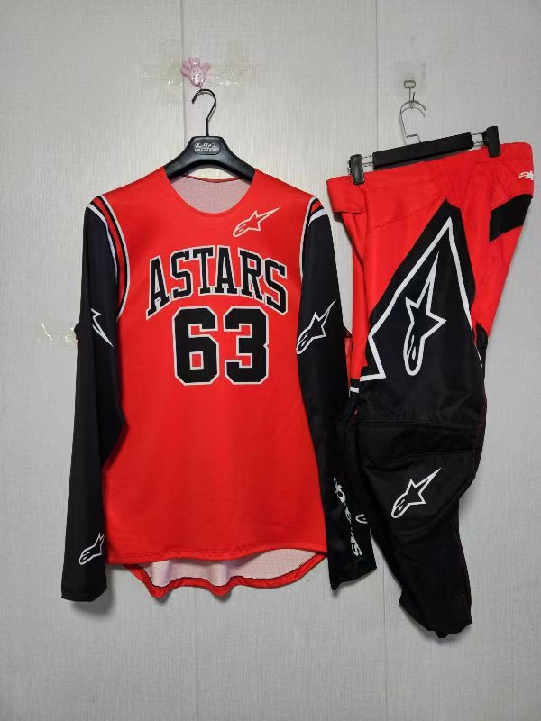 Mountain jersey for men and women, set, off-road racing car, fox, raccoon 2