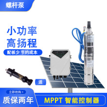 厂家直销 太阳能微型深井泵 12V 24V  不锈钢家用潜水螺杆泵