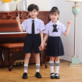 儿童泰国校服泰式男女学院风童装衬衫幼儿园jk制服小学生毕业班服