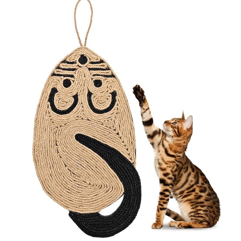 Трансграничные производители напрямую поставляют зимние новые мыши сизаль кошачий коврик