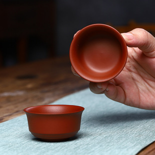 Zisha Tea Cup Tasting Cup Kung Fu Small Tea Cup Tea Set Accessories Xiangyun Cup Household Small Tea Cups Wholesale LOGO Making