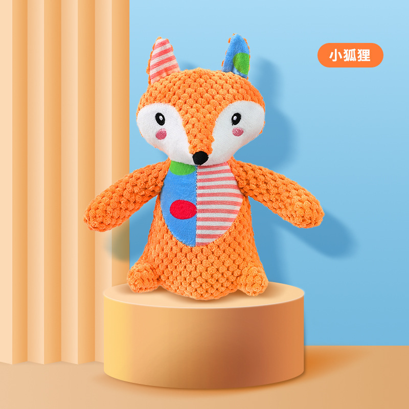 Juguete de Peluche con Sonido para Perros de Poliéster, Resistente a Mordeduras, Interactivo