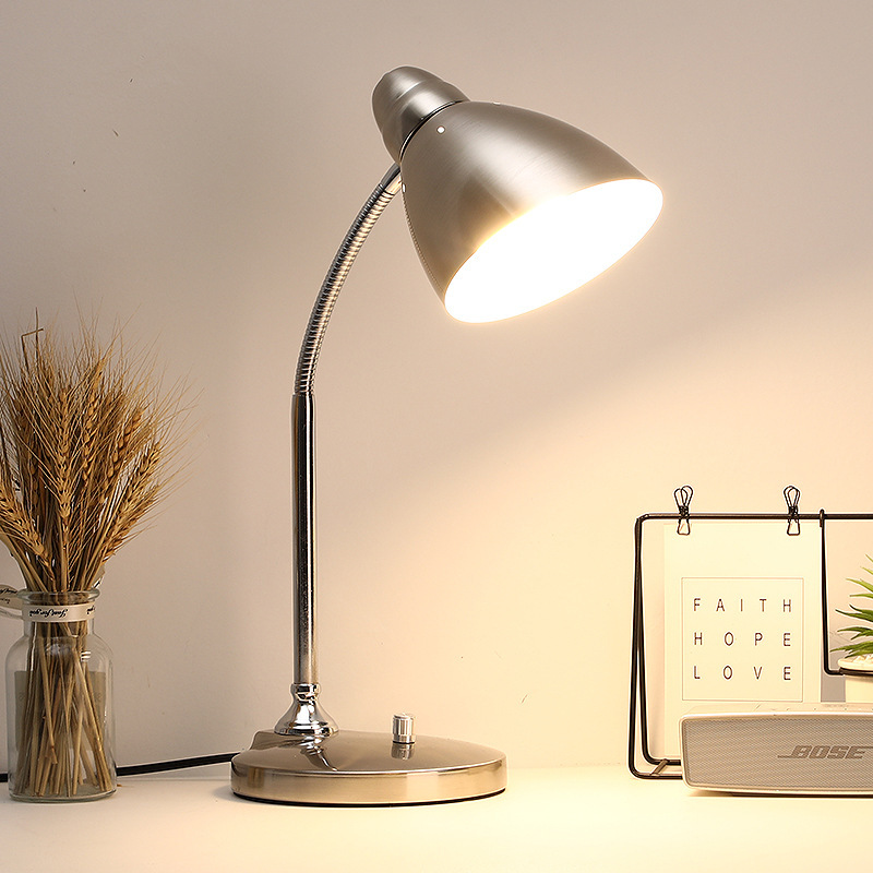 Retro Office Eye Protection Desk Lamp, Metal High-Brightness Warm Color E27 Screw-Mount Yellow Light Hotel Work Lamp, Retro Style Super Bright Retro Office Eye Protection Desk Lamp, Metal High-Brightness Warm Color E27 Screw-Mount Yellow Light Hotel Work Lamp, Retro Style Super Bright
