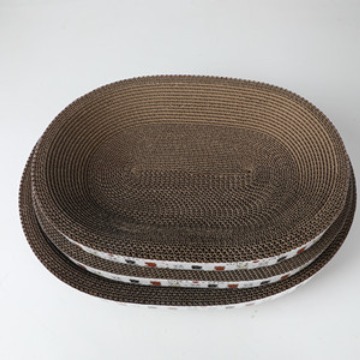 Cat scratch board, cat bed, claw sharpener, cat claw board, corrugated paper, cat supplies, cat bowl, bowl-shaped cat toy