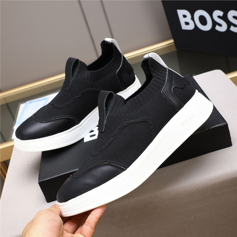 Boss European Station New Korean Style Air Cushion Running Shoes Mesh Shoes Breathable Sports Shoes Trendy Versatile Shoes for Men