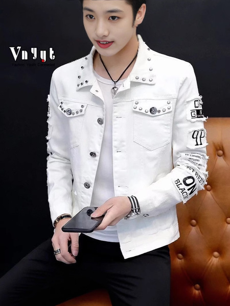Spring denim demi-season baseball universal casual jacket