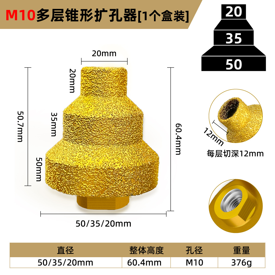 Disco de corte de vidrio Glass King para azulejos de cerámica, jade, cristal, botellas de vino, arena, disco de corte de diamante fino de 15 mm de ancho