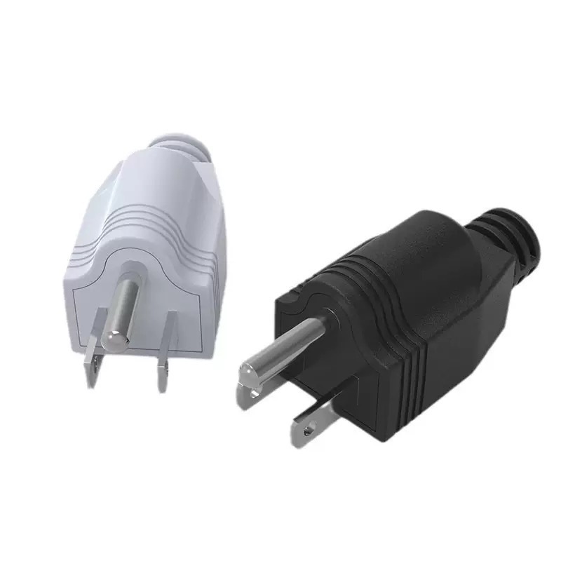 厂家供应NEMA 5-15美标插头 美规三芯装配式电源插头 15A 125V