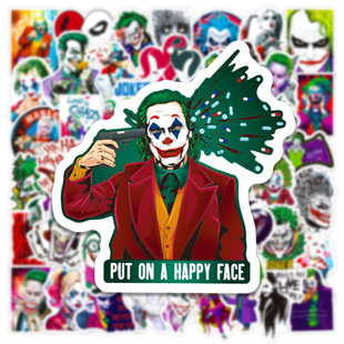 Joker Harleen Quinzel 50 Gotham Clown Clown Women Stickers Computer Mobile Phone Account Stickers