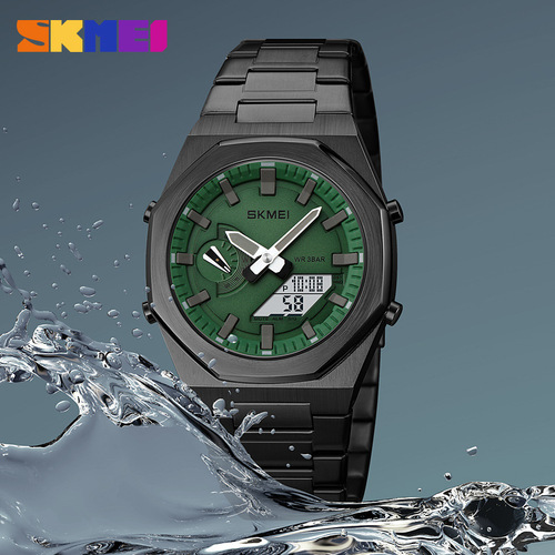 SKMEI watch men's fashion sports personality multi-faceted quartz watch shopee shopee