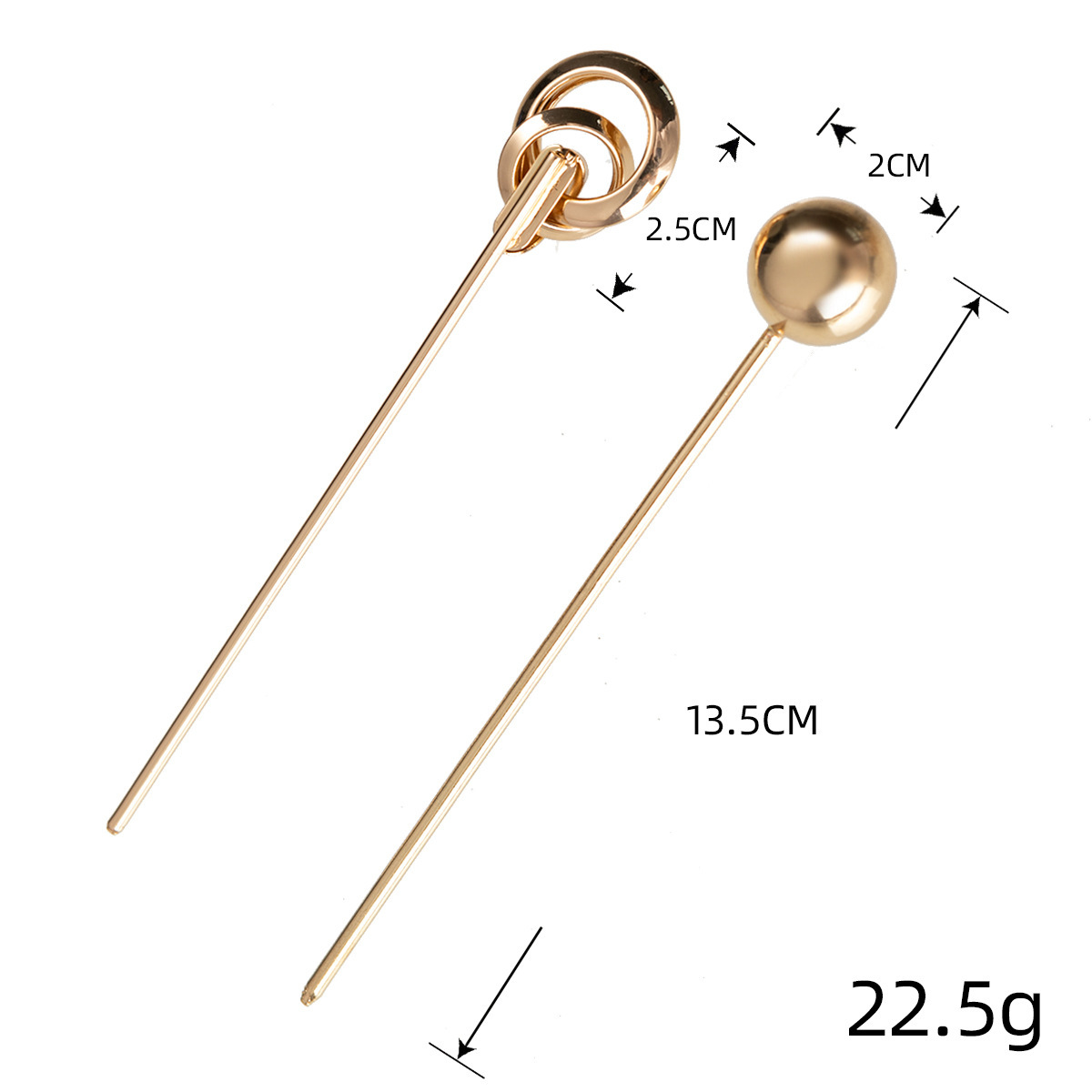 El estilo antiguo de la niña hanfu que tira del pelo tocado diario versátil moderno simple cabeza de bola updo horquilla de bola horquilla