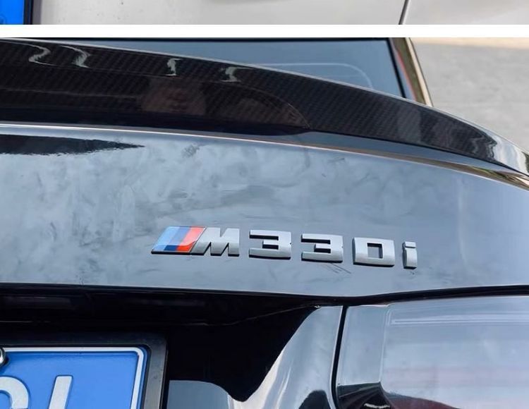Suitable for BMW gray M330i, M340i, M430i, M530i, M540i, and 550i models; used for the rear emblem and number plate