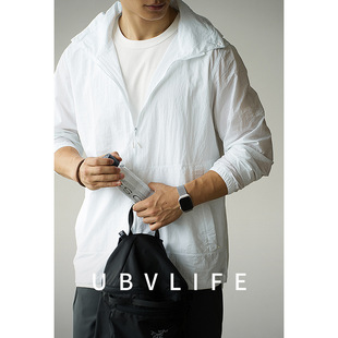 [Upf50+ Sun Protection Clothing] Cool, Breathable and Quick-Drying Jacket Men's 2025 Summer Outdoor Sports Hoodie New