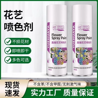 鲜花喷漆花艺花店专用喷漆自喷漆碎冰蓝彩喷色剂着色乌梅子酱