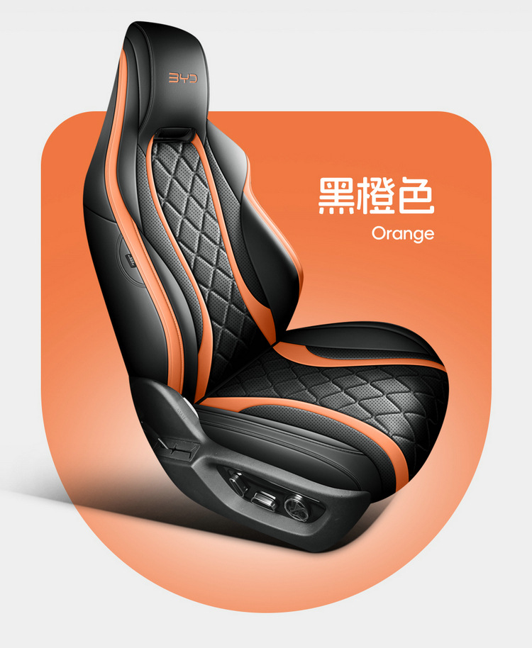 2024 550 four-wheel drive smart flight version BYD sea lion 07EV special car full surround leather car seat cover