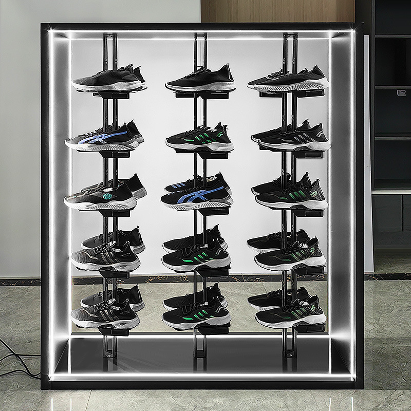 Shopping shoe rack