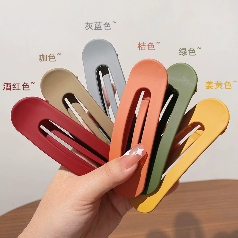 Корейская интернет-знаменитость новый back -headed hair clip большой один слово заколка для волос большой клип верхний клип головной убор серьга для женщины