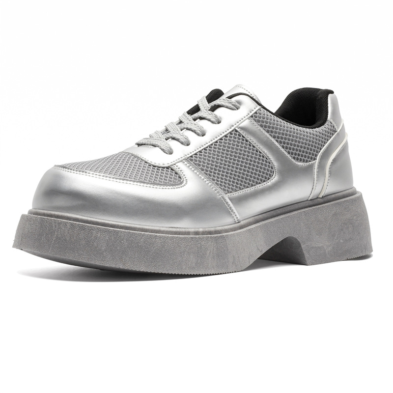 Zapatos de cuero de hombre, tendencia de moda de alto valor japonés, zapatos de derby de caída británica, zapatos casuales para hombres.