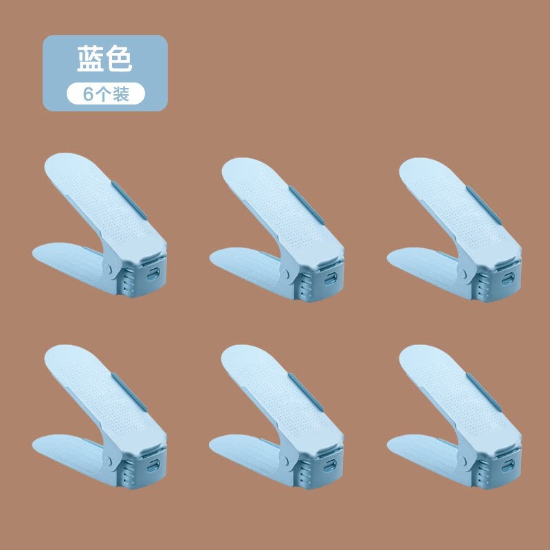 Estante de almacenamiento ajustable de zapatos soporte de zapatos de doble capa dormitorio armario de zapatos acabado estratificado estante de almacenamiento de zapatillas artefacto mágico