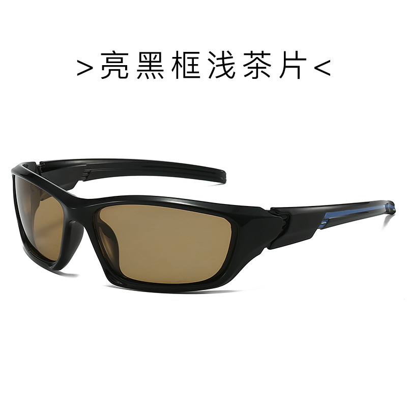 2025 nuevas gafas deportivas al aire libre polarizadas transfronterizas gafas de sol de visión nocturna gafas de sol para hombres y mujeres