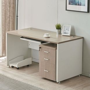 Desk Single Office Desktop Table Computer Desk Writing Desk Home Desk Employee Workstation Table and Chair Combination