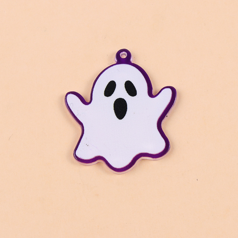 ヨーロッパとアメリカのハロウィンシリーズアクリルアクセサリーカラフルなコウモリカボチャ漫画クモパーソナライズされたクリエイティブアクセサリーアクセサリー|undefined