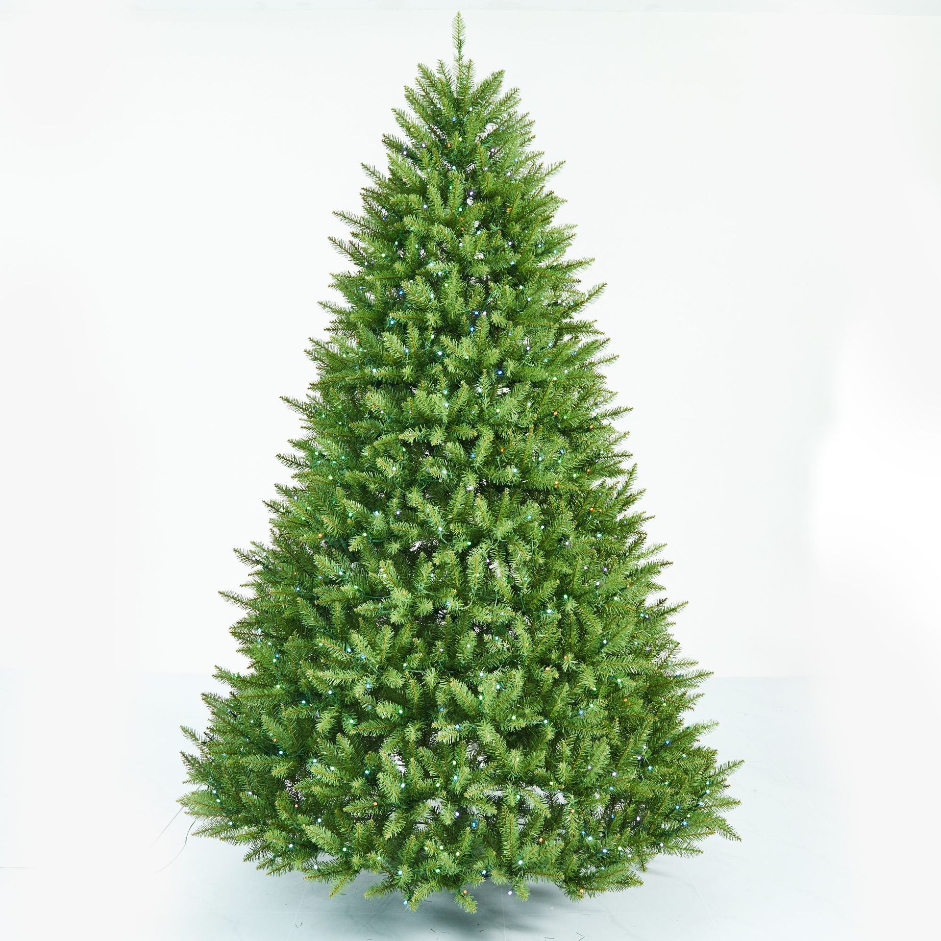 Fuente de fábrica de alta gama pe híbrido cifrado árbol de Navidad más luces personalizadas decoraciones de decoración de la sala de estar del centro comercial de Navidad