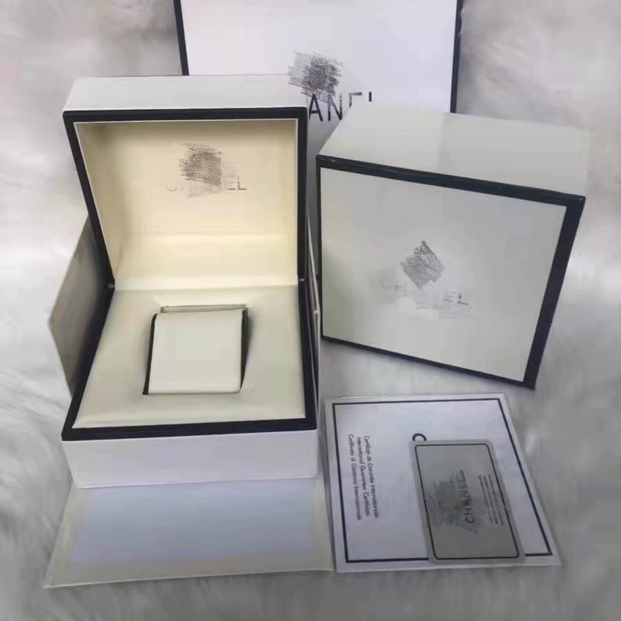 Спотовая коробка для часов Маленькая ароматная белая коробка для часов Оригинальная коробка для упаковки часов J12 Инструкция по упаковке Подарочная сумка