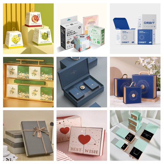 Creative Carton Custom White Cardboard Foldableing Box Hazelnut Peanut Plum Pistachio Melon Seed Integrated Box Printed Logo