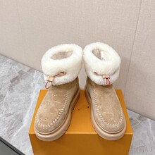 �V�ݸ�Ʒ�|~ Ƥëһ�wѩ��ѥ�ӽq��ů��ˮ�������ëë��Ь��ѥŮ