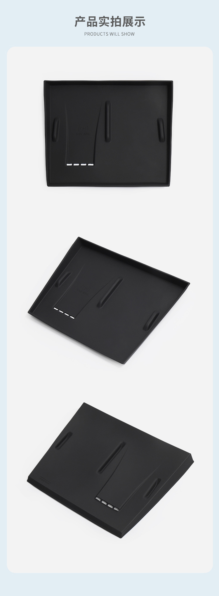 Suitable for 25 Models of the Seal 06Gt, Wireless Charging Silicone Anti-Slip Mat for the Center Console, Car Protection and Modification Accessories
