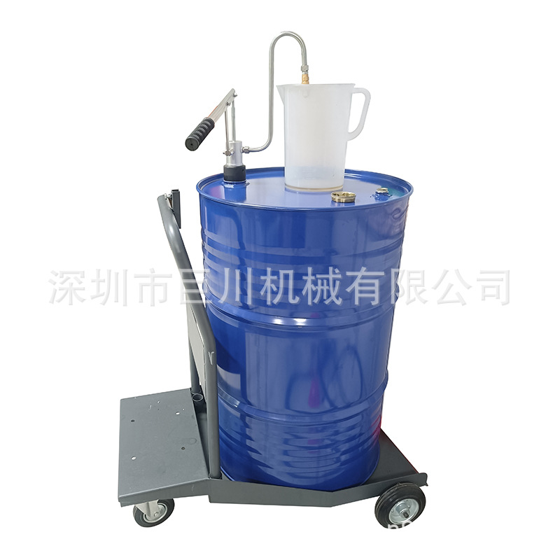 3200手动润滑油加注机 大桶齿轮油抽油机 巨川手压稀油枪气动厂家