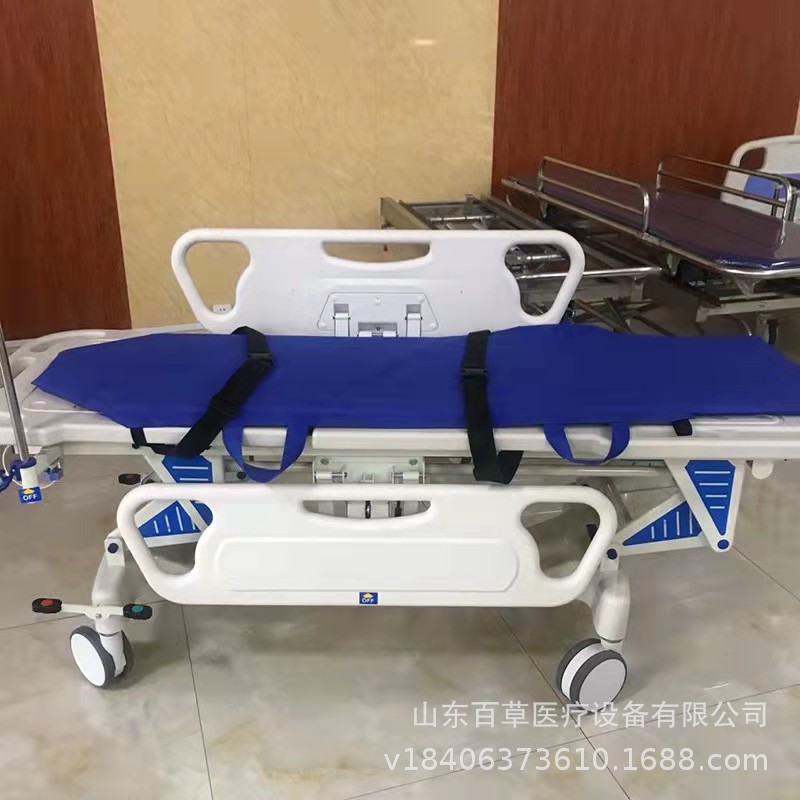 ABS转运车医院用 胃镜检查床 病人抢救车床 ABS升降平车 转运推车