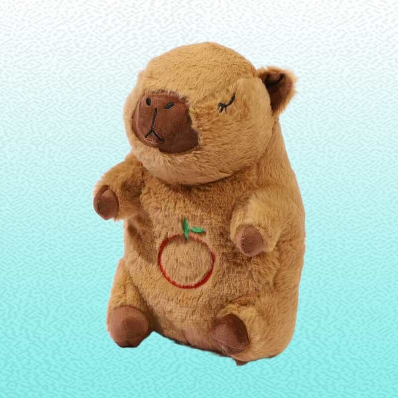 Cross-Border New Product Glowing Breathing Plush Toy Capybara Fun Lucifer Cleaning Children's Comfort Doll Cross-Border New Product Glowing Breathing Plush Toy Capybara Fun Lucifer Cleaning Children's Comfort Doll